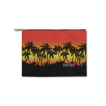 Tropical Sunset Zipper Pouch - Small - 8.5"x6" (Personalized)