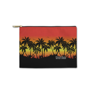 Tropical Sunset Zipper Pouch - Small - 8.5"x6" (Personalized)
