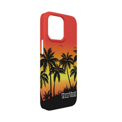Tropical Sunset iPhone Case - Plastic - iPhone 13 Mini (Personalized)