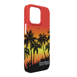 Tropical Sunset iPhone Case - Plastic - iPhone 13 Pro Max (Personalized)