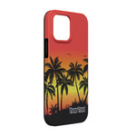 Tropical Sunset iPhone Case - Rubber Lined - iPhone 13 Pro (Personalized)
