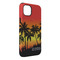 Tropical Sunset iPhone 14 Plus Tough Case - Angle