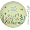 Nature Inspired 8" Glass Appetizer / Dessert Plates - Single or Set (Personalized)