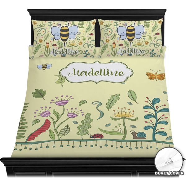Nature & Flowers Bedding Set (Queen) - Duvet