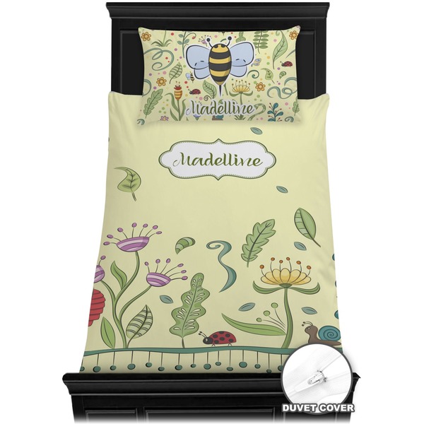 Nature & Flowers Bedding Set (Twin) - Duvet