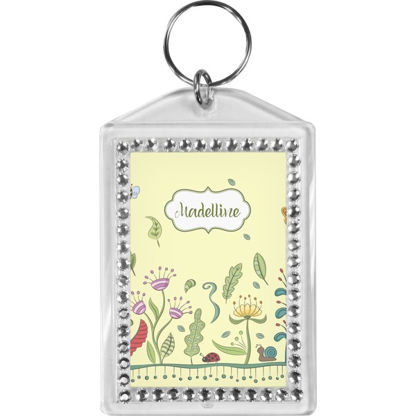 Custom Nature Inspired Bling Keychain (Personalized)