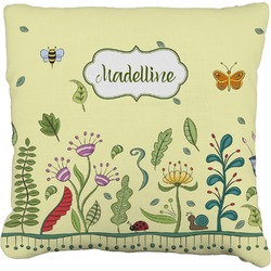 Nature Inspired Faux-Linen Throw Pillow 18" (Personalized)