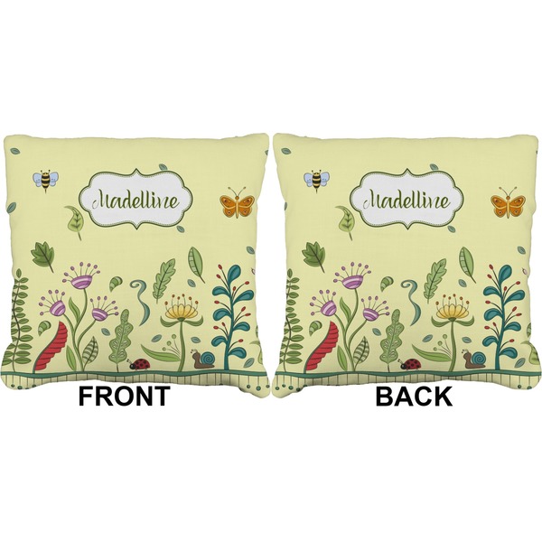 Nature & Flowers Burlap Pillow Approval