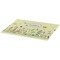 Nature & Flowers Burlap Placemat (Angle View)