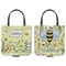 Nature & Flowers Canvas Tote - Front and Back