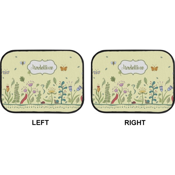 Nature & Flowers Car Floor Mats (Back Seat) (Approval)
