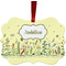 Nature & Flowers Christmas Ornament (Front View)