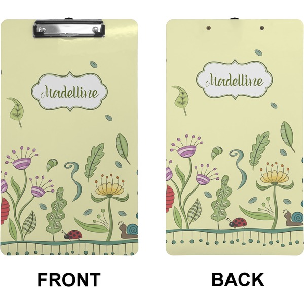 Nature & Flowers Clipboard (Legal) (Front + Back)