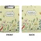 Nature & Flowers Clipboard (Letter) (Front + Back)