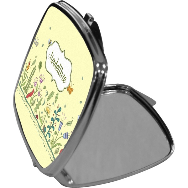 Nature & Flowers Compact Mirror (Side View)