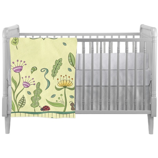 Custom Nature Inspired Crib Comforter / Quilt (Personalized)