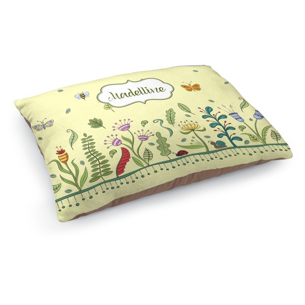 Custom Nature Inspired Dog Bed - Medium w/ Name or Text