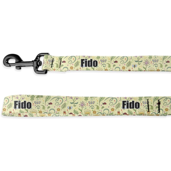 Custom Nature Inspired Deluxe Dog Leash - 4 ft (Personalized)