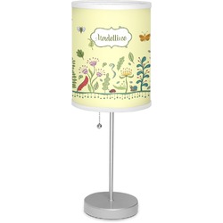 Nature Inspired Lamp with Drum Shade (Personalized)