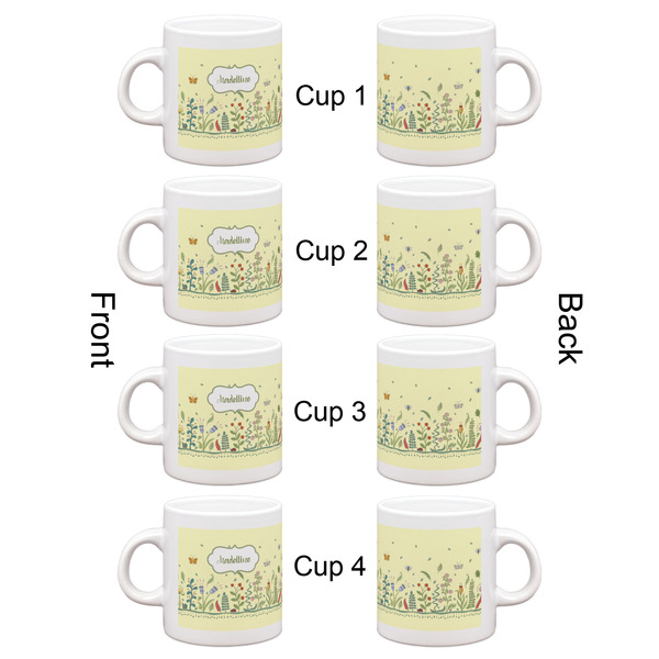 Nature & Flowers Espresso Cup Set of 4 - Apvl