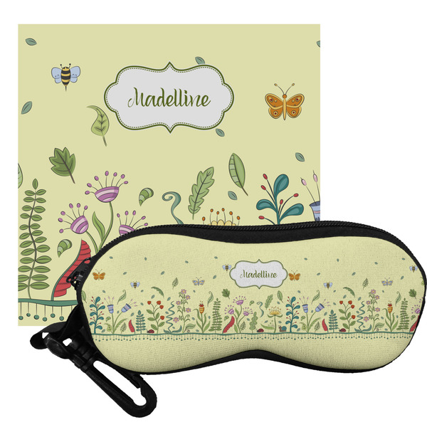 Custom Nature Inspired Eyeglass Case & Cloth (Personalized)