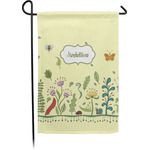 Nature Inspired Small Garden Flag - Single Sided w/ Name or Text