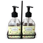 Nature Inspired Glass Soap & Lotion Bottle Set (Personalized)