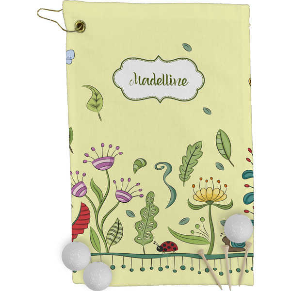 Nature & Flowers Golf Towel (Personalized)
