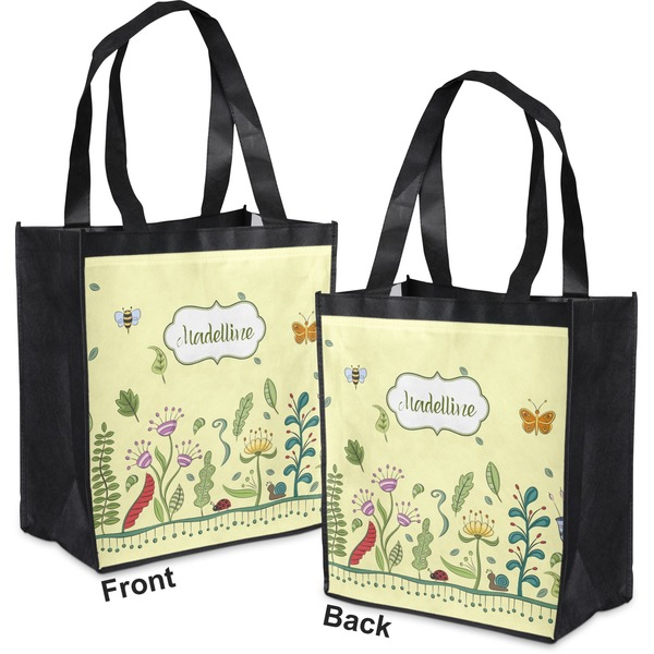 Nature & Flowers Grocery Bag - Apvl