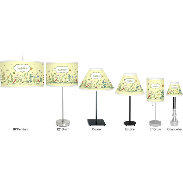 Nature & Flowers Lamp Full View Size Comparison