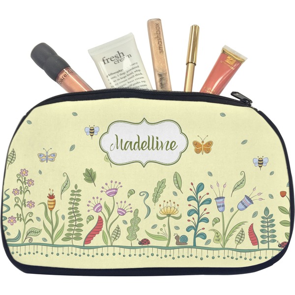 Custom Nature Inspired Makeup / Cosmetic Bag - Medium (Personalized)