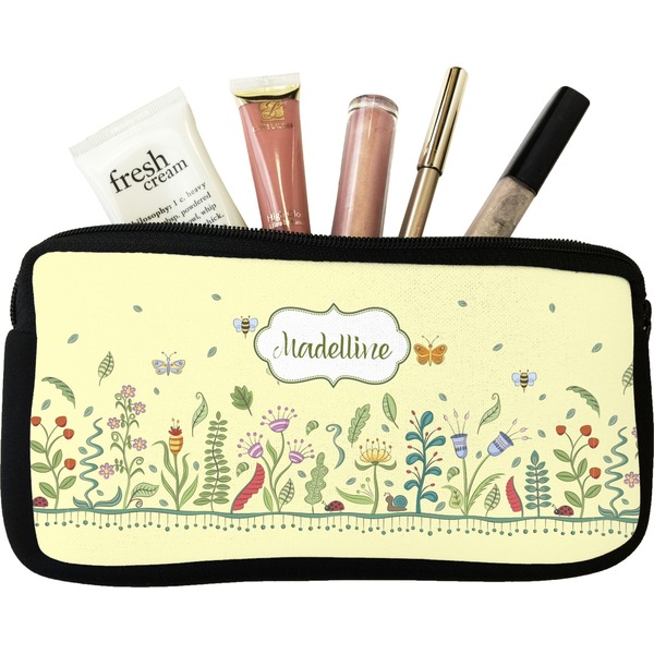 Custom Nature Inspired Makeup / Cosmetic Bag (Personalized)