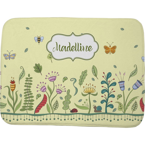 Nature & Flowers Memory Foam Bath Mat 48 X 36