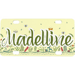 Nature Inspired Mini / Bicycle License Plate (4 Holes) (Personalized)
