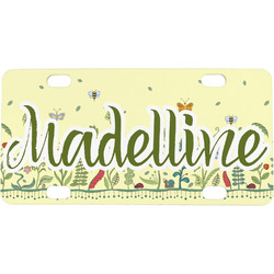 Nature Inspired Mini / Bicycle License Plate (4 Holes) (Personalized)