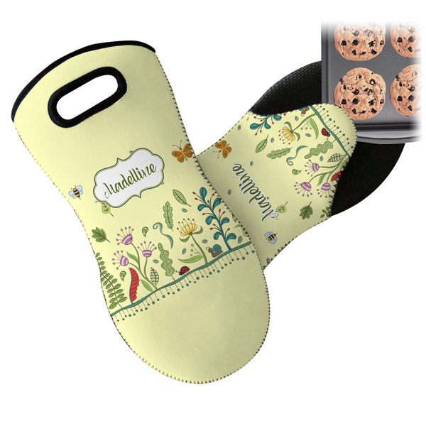 Nature & Flowers Neoprene Oven Mitt