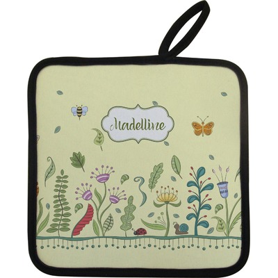 Nature Inspired Pot Holder w/ Name or Text
