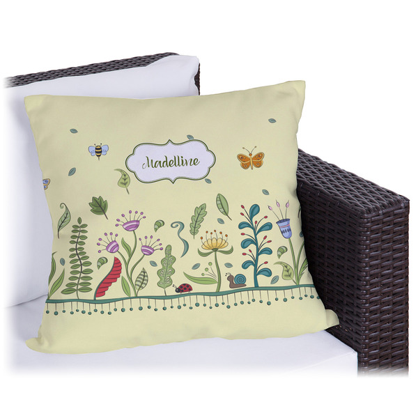 Custom Nature Inspired Outdoor Pillow - 18" (Personalized)