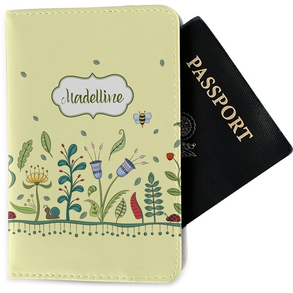 Custom Nature Inspired Passport Holder - Fabric (Personalized)