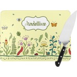 Nature Inspired Rectangular Glass Cutting Board (Personalized)
