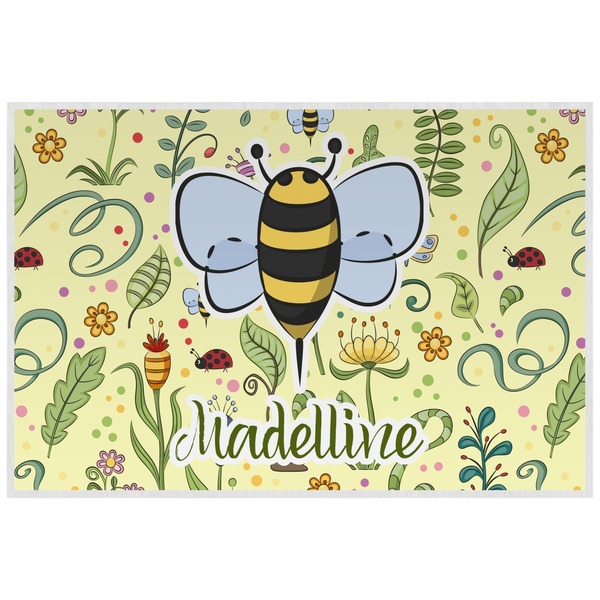 Nature & Flowers Personalized Placemat (Back)