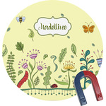 Nature Inspired Round Fridge Magnet (Personalized)