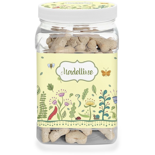 Custom Nature Inspired Dog Treat Jar (Personalized)