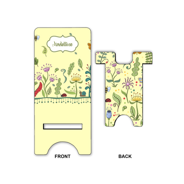 Nature & Flowers Phone Stand - Front & Back