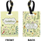 Nature & Flowers Rectangle Luggage Tag (Front + Back)