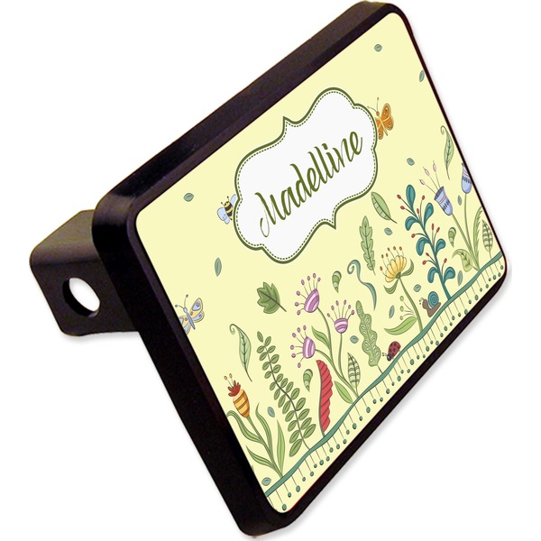 Custom Nature Inspired Rectangular Trailer Hitch Cover - 2" (Personalized)
