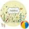 Nature Inspired Round Beach Towel (Personalized)