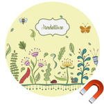 Nature Inspired Round Car Magnet - 10" (Personalized)