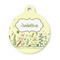 Nature & Flowers Round Pet Tag