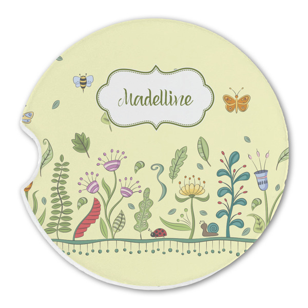 Nature & Flowers Sandstone Car Coaster - Single